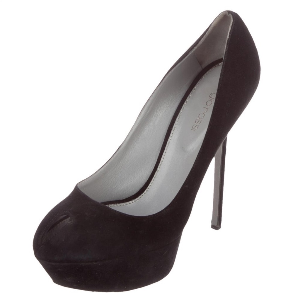 Sergio Rossi platform suede "cachet"